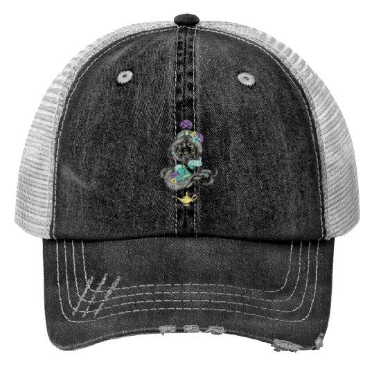 Disney Aladdin Colorful Boho Jasmine Graphic TSh Print Trucker Hats