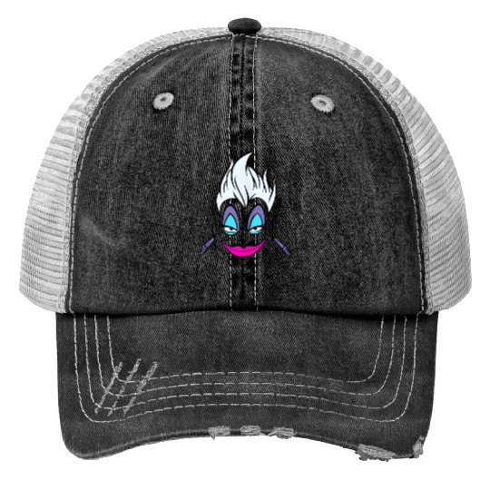 disneys Villains Ursula Big Villain Energy Retro Portrait Print Trucker Hats