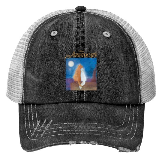 Disney The Aristocats Duchess Thomas Night Sky Portrait Print Trucker Hats