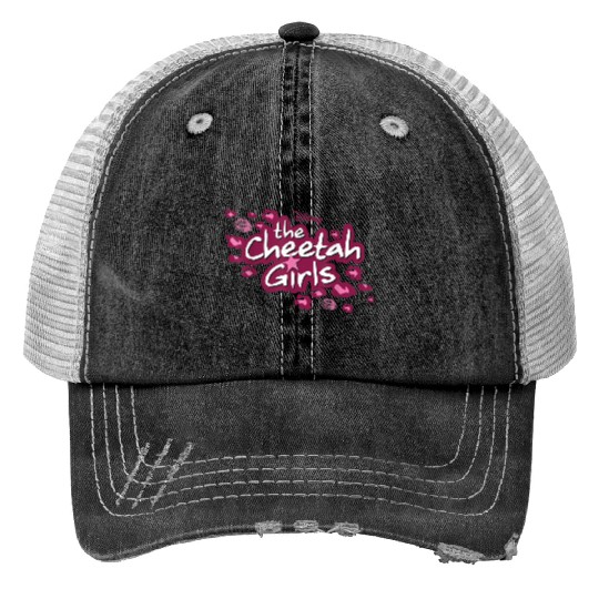 Disneyss Channel The Cheetah Girls Logo Pink Animal Print Print Trucker Hats
