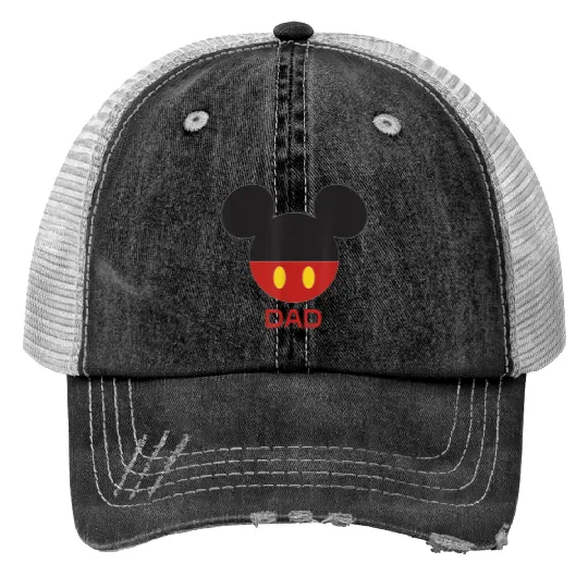 Disney Mickey Mouse Icon Shorts Dad Birthday Fathers Day gifts  Print Trucker Hats