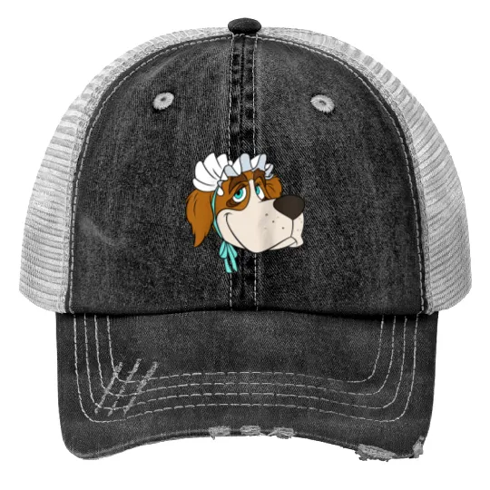 Disney Peter Pan Nana St Bernard Dog Big Face Costume Print Trucker Hats