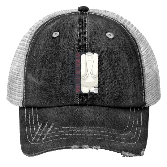 Disney Big Hero 6 TV Series Baymax Excuse Me Graphic Print Trucker Hats