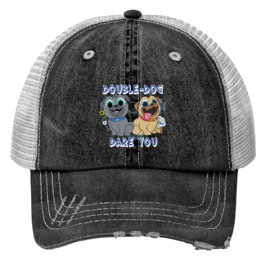 Disney Puppy Dog Pals Rolly Bingo High Five Print Trucker Hats