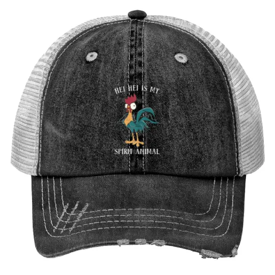 Disney Moana Hei Hei Is My Spirit Animal Portrait Print Trucker Hats