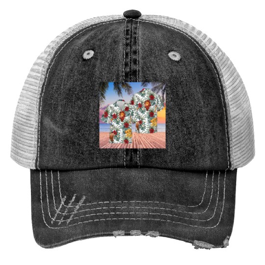 Disney Lion King Hawaii Print Trucker Hats, Disney