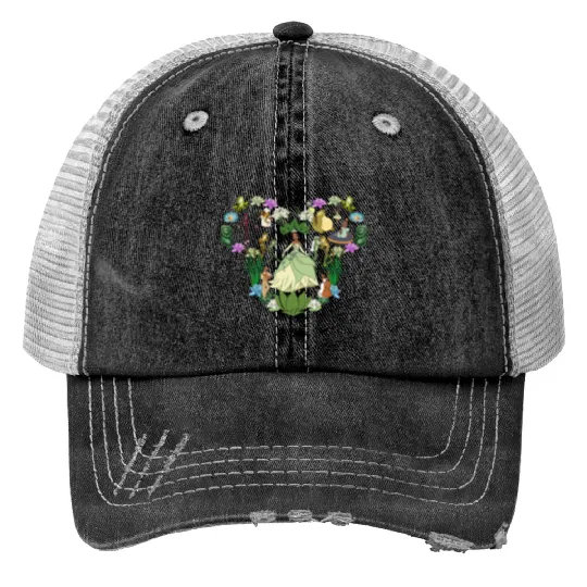 Disney Tiana Print Trucker Hats, Tiana Disney Princess