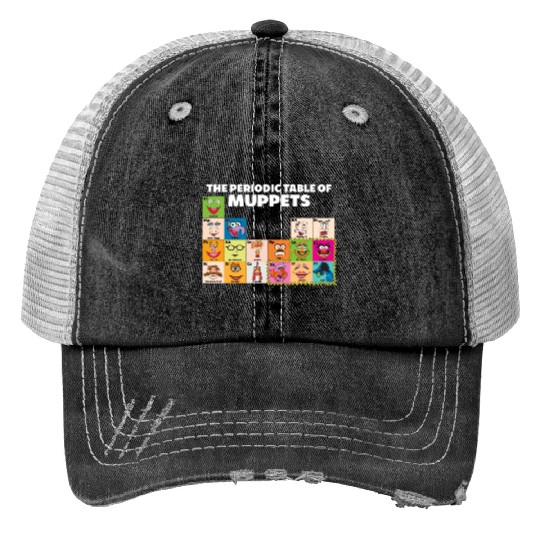 Disney The Muppets Periodic Table Of The Muppets Print Trucker Hats