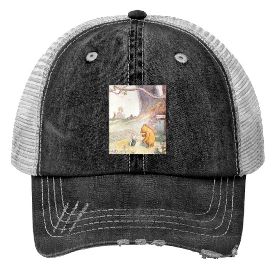 Classic Pooh Travel Bag | Winnie The Pooh Duffel Bag | Disney Duffel Bag | Disney Suitcase | Disneyland Bag | Print Trucker Hats