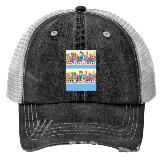 It's a Small World Backpack - Disney Book Bag Print Trucker Hats