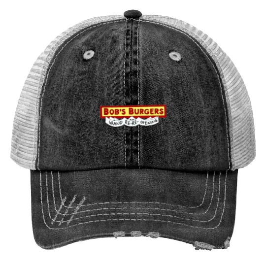 Bobs burgers grand re re opening Print Trucker Hats
