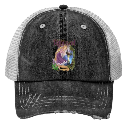 Rapunzel Print Trucker Hats, Disney Rapunzel Print Trucker Hats, Disney Tangled Print Trucker Hats, Disneyland Trip Print Trucker Hats