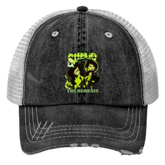 Kim Possible Shego The Nemesis Print Trucker Hats, Disney Kim Possible Clothingx