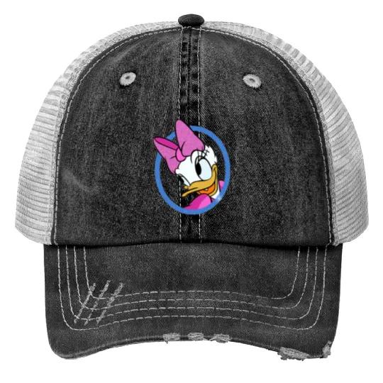 Daisy Duck Disney Print Trucker Hats, Daisy Duck Unisex Print Trucker Hats