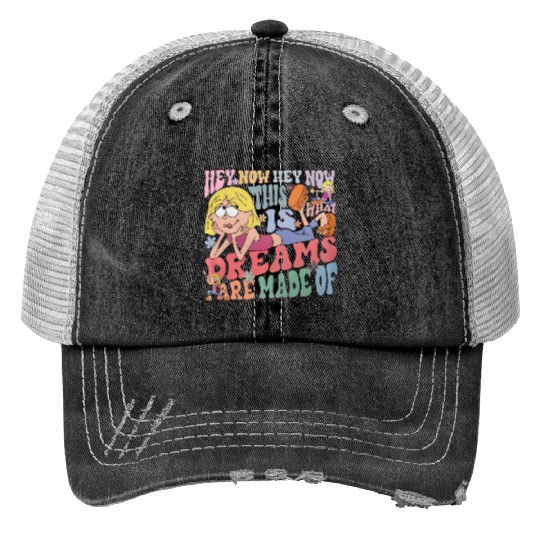 Disney Cute Lizzie McGuire Color Print Trucker Hats, This Is What Dreams Are Made Of Retro Unisex Print Trucker Hats