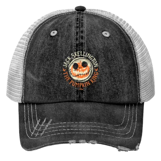 Jàck skèllington, Jàck skèllington halloweeen, Jàck skèllington merch , Jàck skèllington disnèy, Jàck skèllington logo Print Trucker Hats
