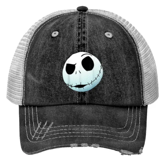 Jàck skèllington, Jàck skèllington halloweeen, Jàck skèllington merch , Jàck skèllington disnèy, Jàck skèllington logo Print Trucker Hats