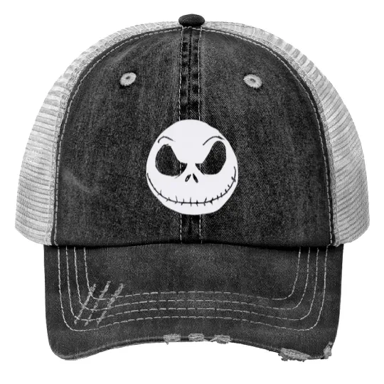 Jàck skèllington, Jàck skèllington halloweeen, Jàck skèllington merch , Jàck skèllington disnèy, Jàck skèllington logo Print Trucker Hats
