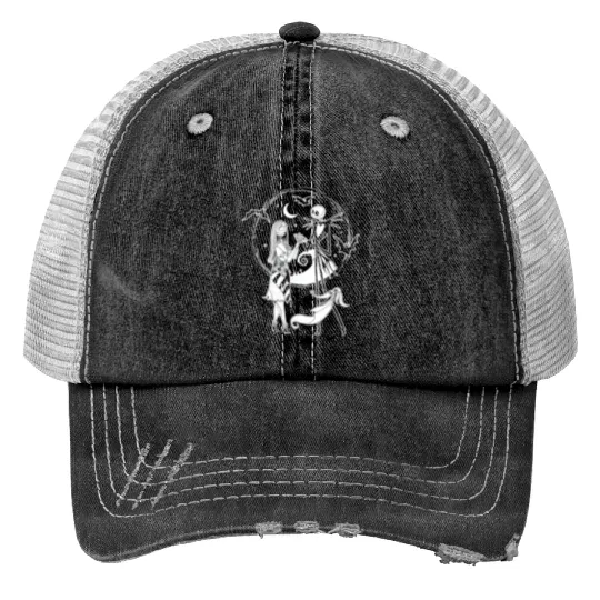 Jàck skèllington, Jàck skèllington halloweeen, Jàck skèllington merch , Jàck skèllington disnèy, Jàck skèllington logo Print Trucker Hats