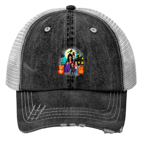Bobs Burgers Pumpkin Halloween Print Trucker Hats