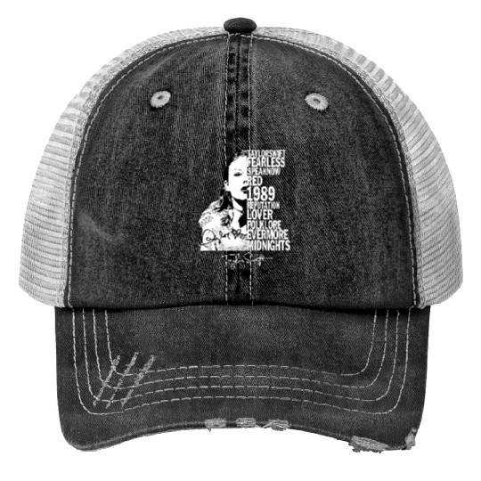 Discover Taylor version Albums Print Trucker Hats, Taylor Concert Merch