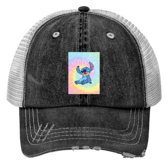 Colorful Friend   1, Stitch Eras Tour , Stitch Shirt, Disney Land Lilo and Stitch Print Trucker Hats