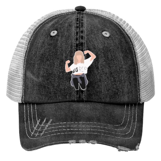 Discover Taylor Reputation Sticker Print Trucker Hats