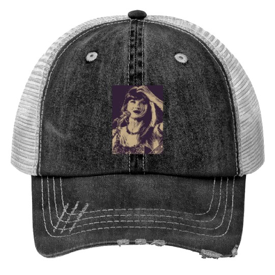 Discover Taylor (11) Print Trucker Hats