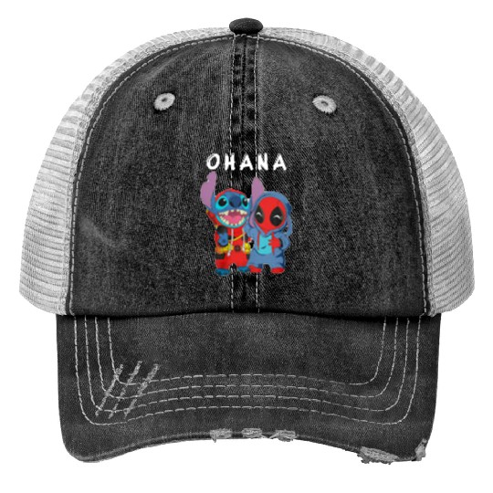 stitch ohana means Family  . Essentia  , Stitch Eras Tour , Stitch Shirt, Disney Land Lilo and Stitch Print Trucker Hats