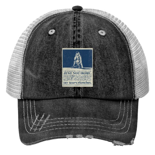 Discover Taylor My Tears Ricochet (Blue) Print Trucker Hats