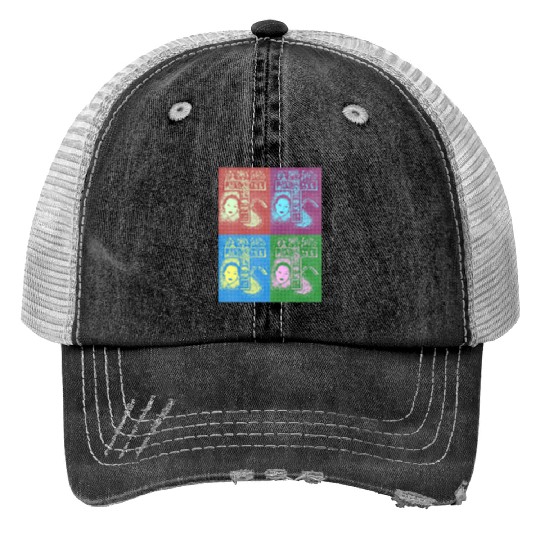 Taylor'S Songs Lavender Haze T_Pop Art 4 Print Trucker Hats