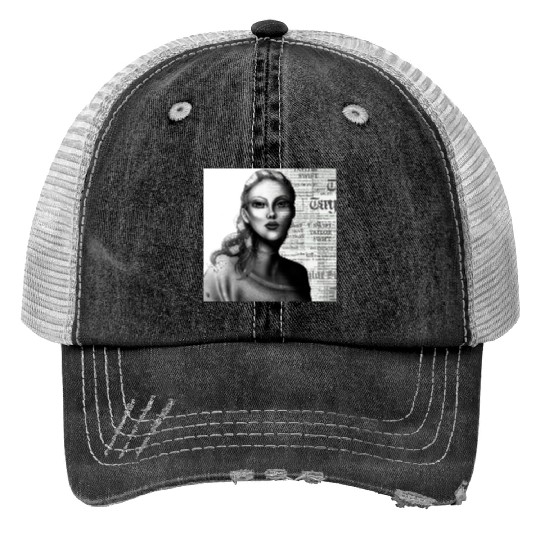 Discover Taylor Reputation Fanart Print Trucker Hats