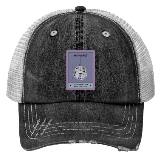 Discover Mirrorball Taylor Print Trucker Hats