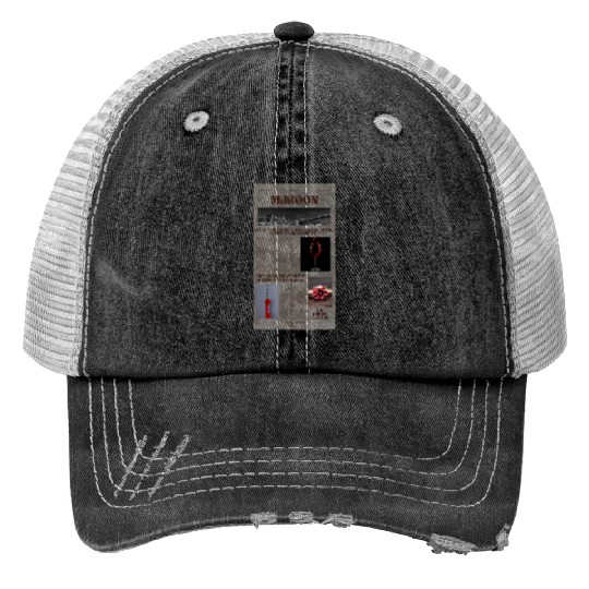 Discover Maroon Lyrics Taylor Print Trucker Hats
