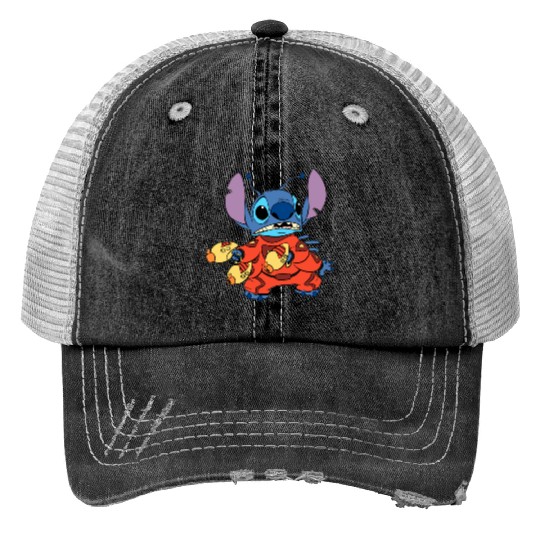 Stitch with Christmas Lights Sticker, Stitch Eras Tour , Stitch Shirt, Disney Land Lilo and Stitch Print Trucker Hats