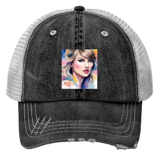 Discover Taylor Art Print Trucker Hats