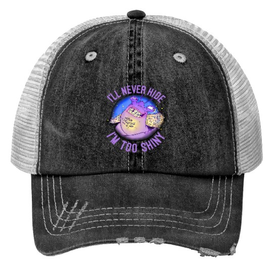 Discover Disney Moana Tamatoa I'll Never Hide I'm Too Shiny Print Trucker Hats