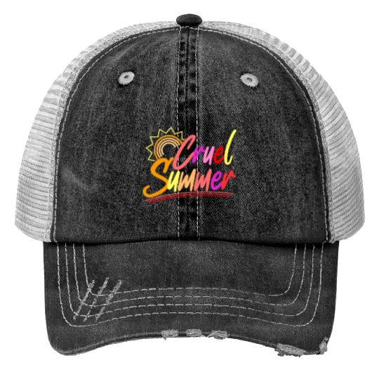Discover Cruel Summer - Taylor Print Trucker Hats