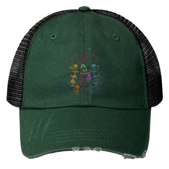 Disney Encanto Family Tree Color Portrait Print Trucker Hats