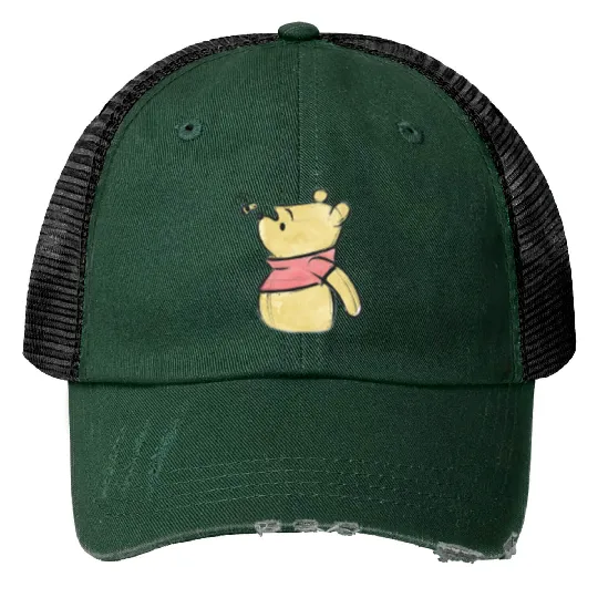 Disney Winnie the Pooh Print Trucker Hats