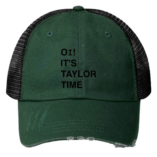 Discover Tory Taylor oi its Taylor time mothers day holiday Print Trucker Hats
