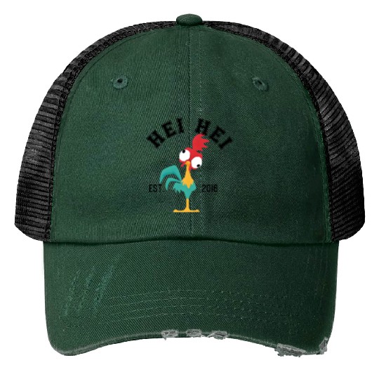 Hei Hei Print Trucker Hats, Disney Hei Hei Print Trucker Hats, Disney Rooster Print Trucker Hats