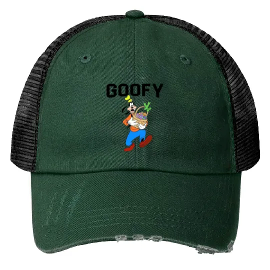 Easter Goofy Print Trucker Hats, Disney Goofy Easter Print Trucker Hats, Disney Easter Egg
