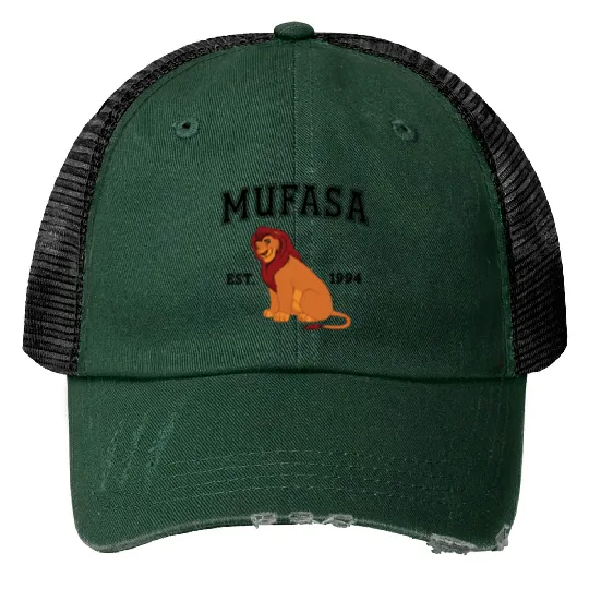 Retro Disney Lion King Mufasa Print Trucker Hats, WDW Magic