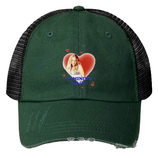 Discover Feminine rage Taylor Print Trucker Hats