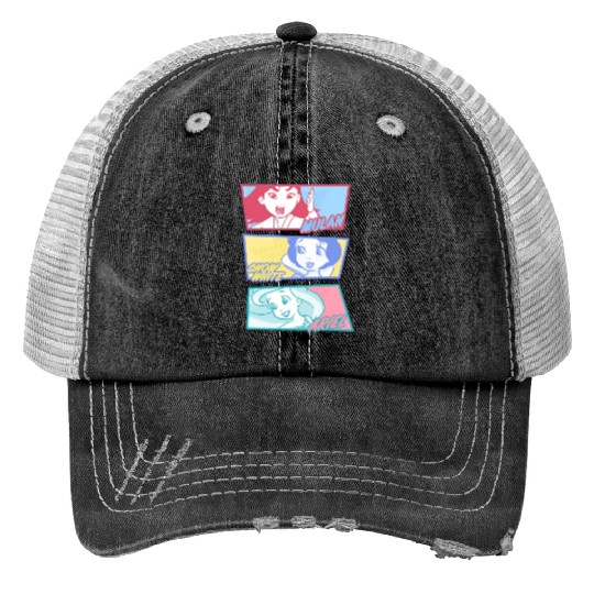 Disneys Mulan Print Trucker Hats