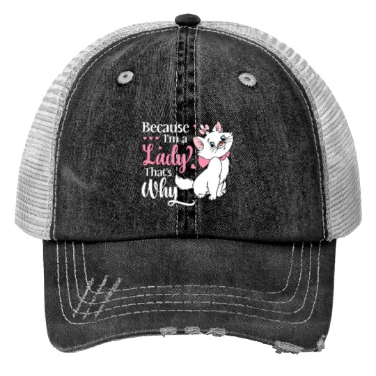 Cute Marie Aristocats Disney Print Trucker Hats