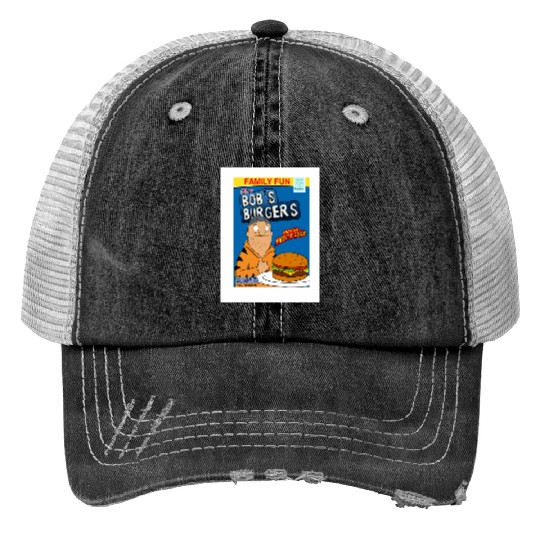 Bobs Burgers cereal Print Trucker Hats