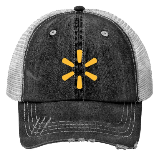 Limited Print Trucker Hats Walmart Logo Unisex Print Trucker Hats | Cotton Short Sleeve Print Trucker Hats | Soft and Comfortable | Hyperhidrosis Print Trucker Hats