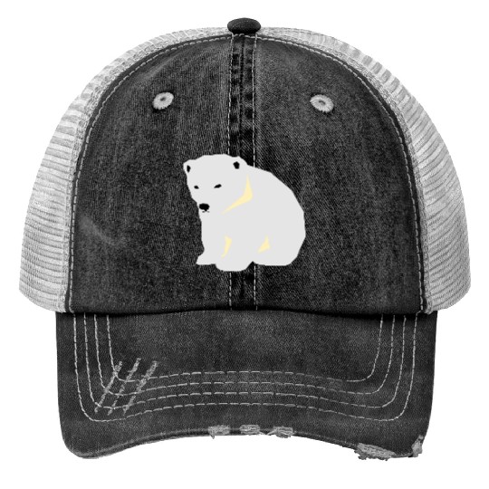 Polar bear Print Trucker Hats